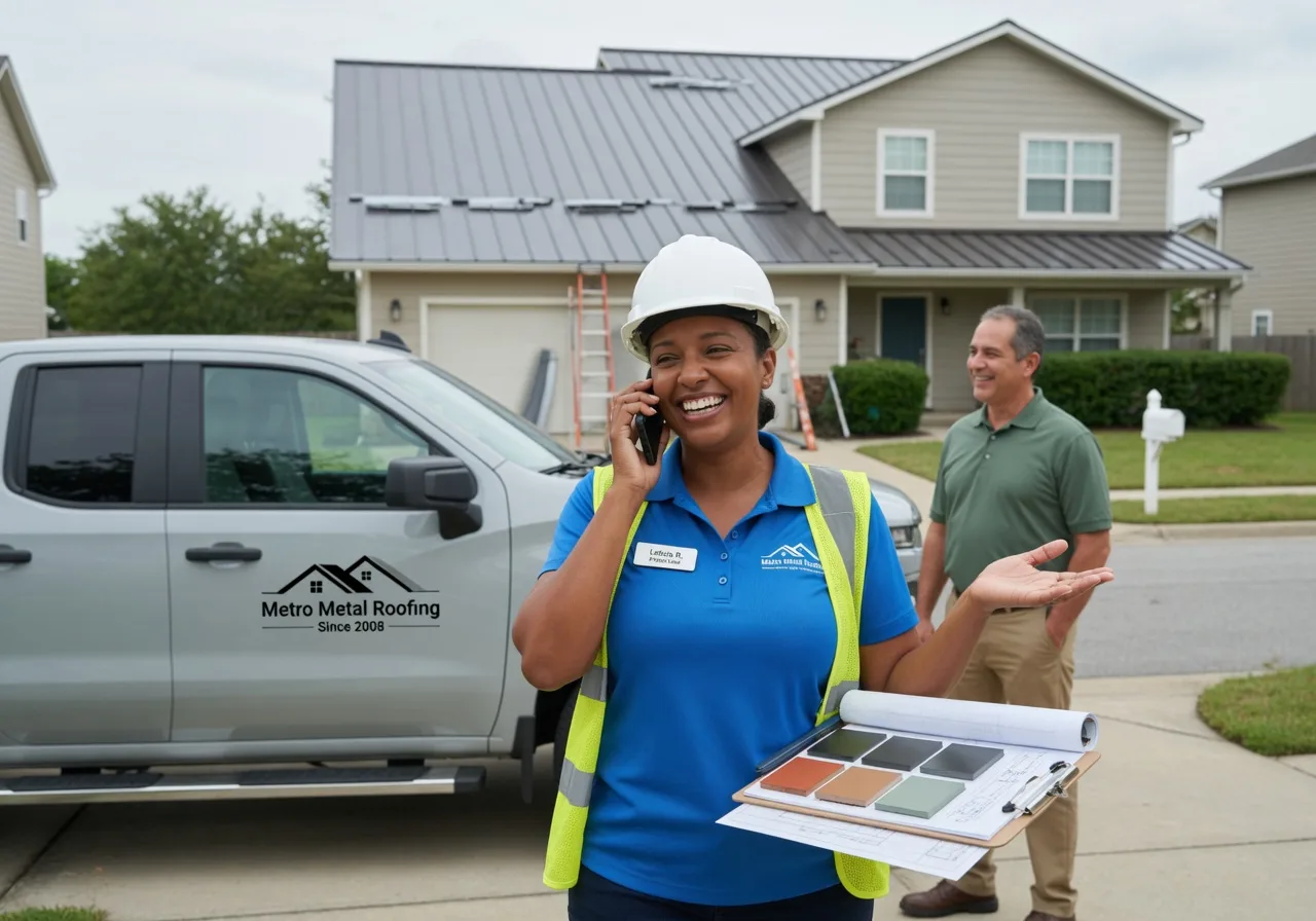Storm Damage Metal Roof Repair in Yolyn, WV